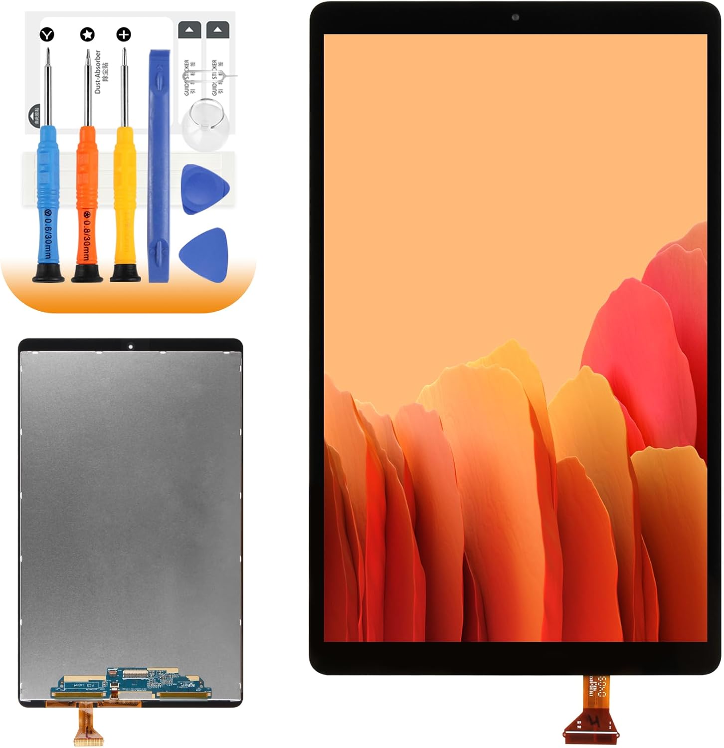 for Samsung Galaxy Tab A 10.1 2019 Screen Replacement T510 T515 SM-T510 SM-T515 LCD Display Screen Touch Digitizer Assembly with Repair Tools+Installation Guide