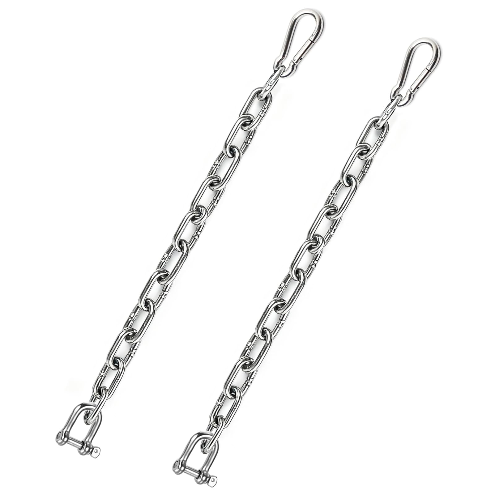 Stainless Steel Coil Chain - 4MM x 11.8 Inch -1