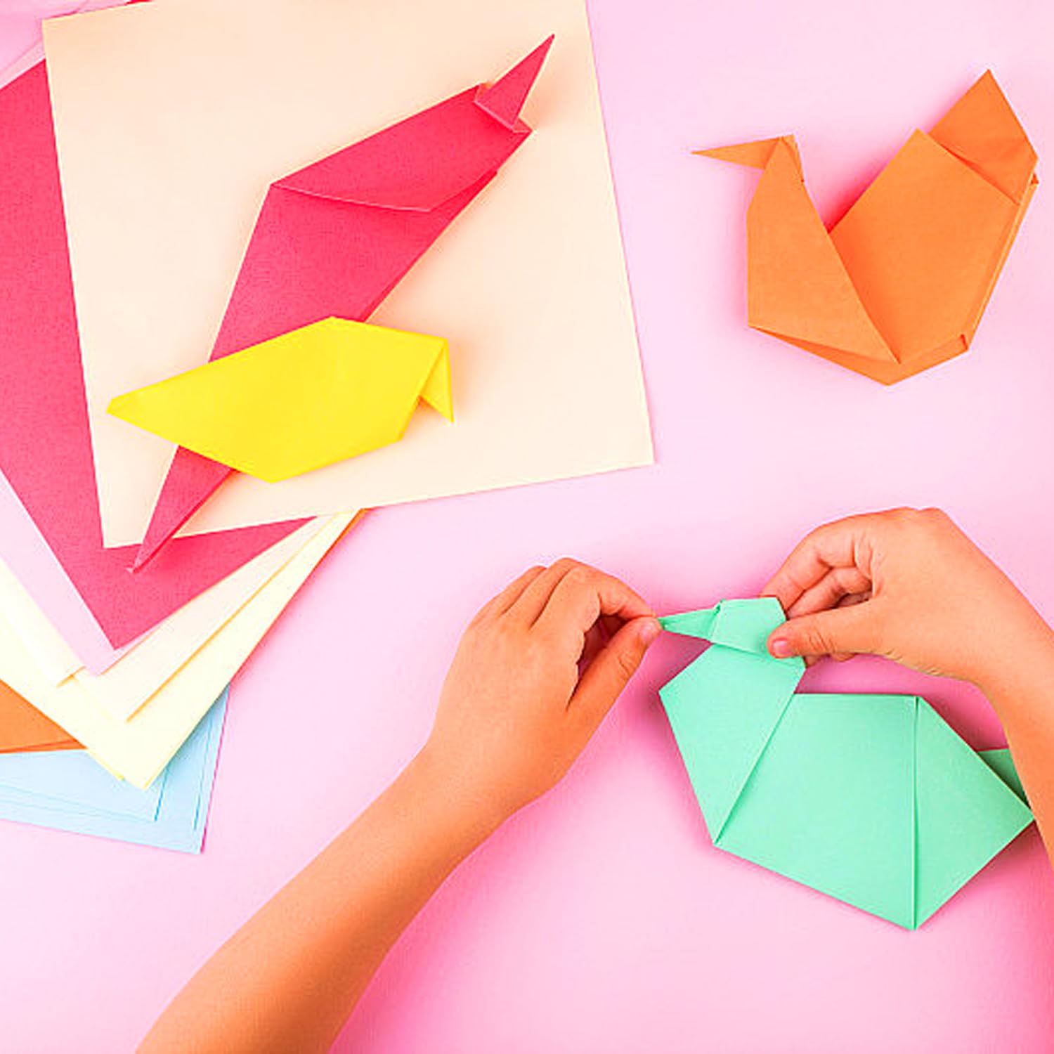 Carta Origami 200 Fogli - 15x15cm E A4 Per Bambini E Adulti - Foto 4