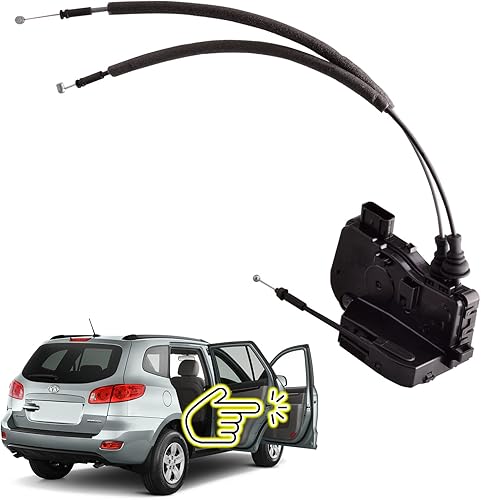 Miniatura 7 de Actuador de bloqueo de puerta delantera del conductor compatible con Hyundai Tucson 2010-2017 Reemplazo de cerradura de puerta izquierda 81310-2S000