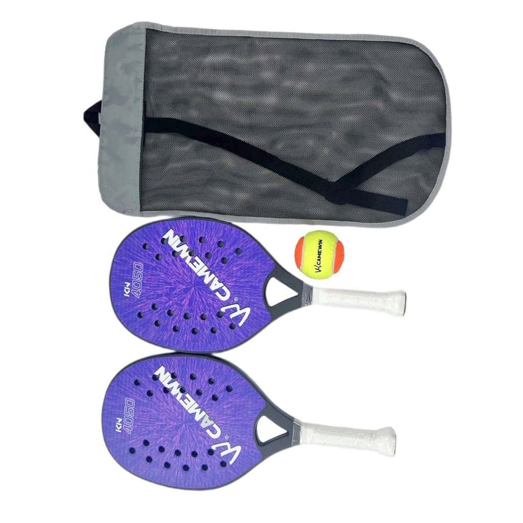 Ensemble de Raquettes de Tennis de Plage Haut de Gamme avec étui de Transport