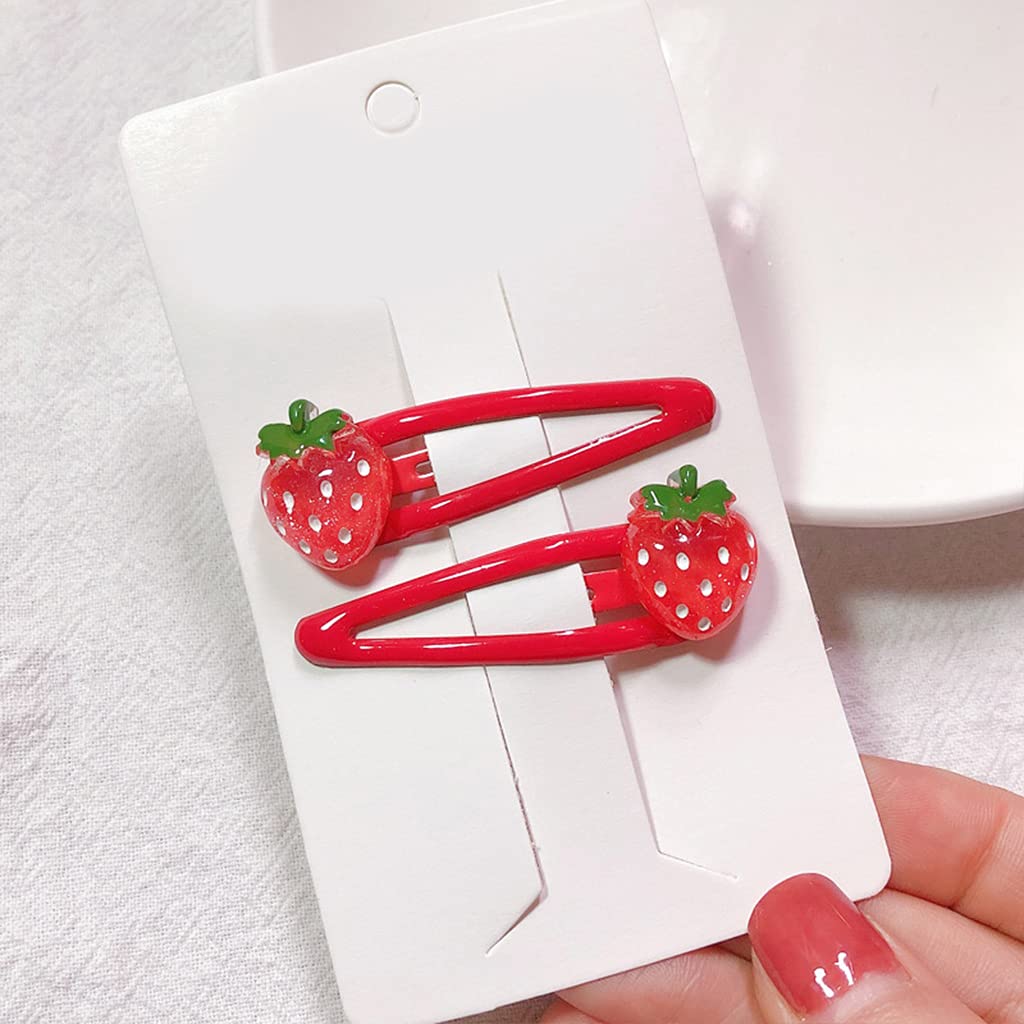 Lot De 2 Bandeaux Cheveux En Forme De Fraise Pailletée - Pour Fête, Cosplay, Enfants, Décoration