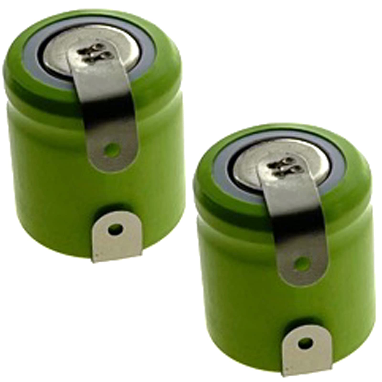 2X Exell 1/3AA Size 1.2V 300mAh NiMH Rechargeable Batteries w/Tabs use with high Power Static Applications (Telecoms UPS and Smart Grid) Radio Controlled Devices Electric Tools Electric mopeds