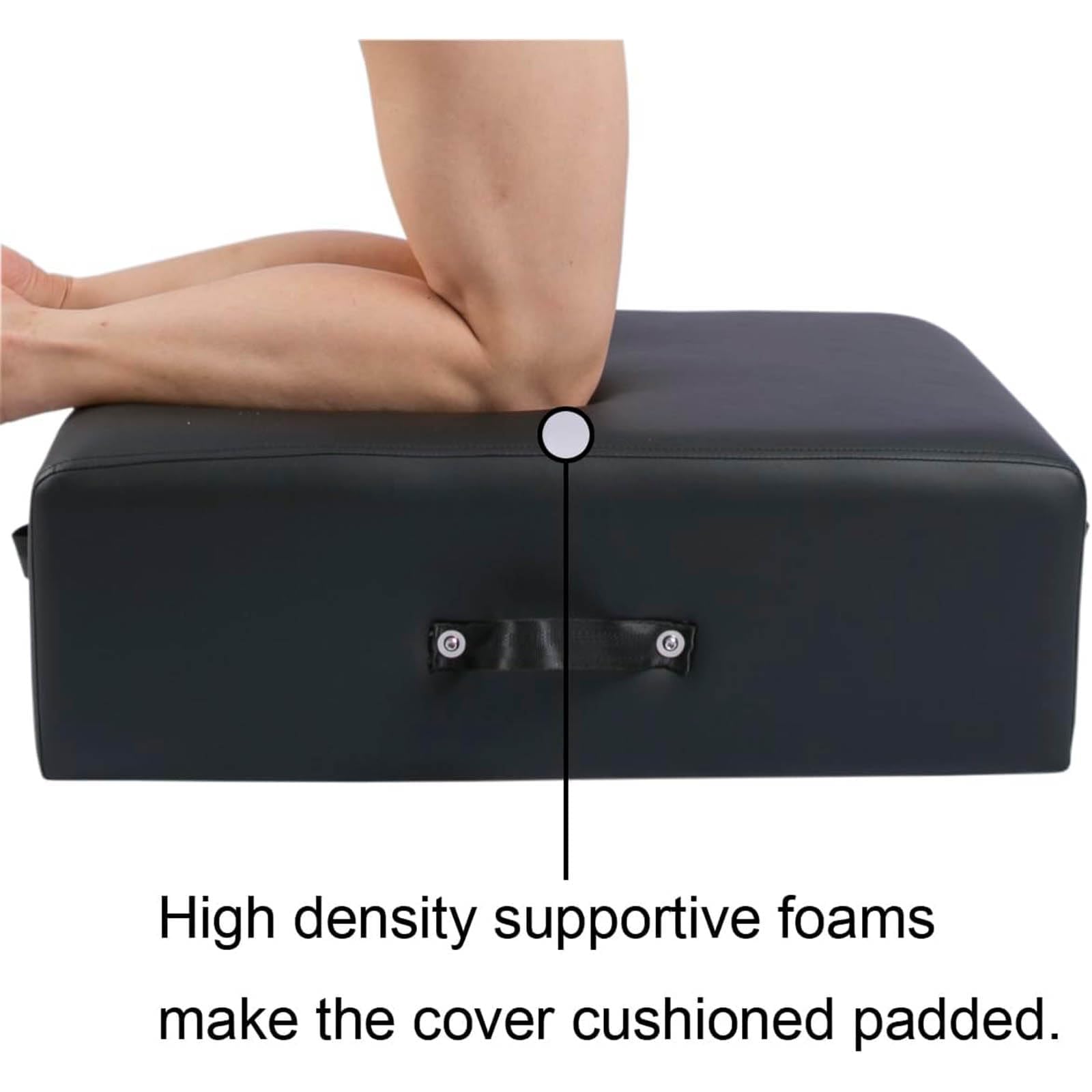 UYSELA Caja de Asiento Reformador de Pilates, Accesorio Reformador de Pilates para Ejercicios, Accesorio Reformador para Ejercicios Que Avanzan el Rango de Movimiento,Black