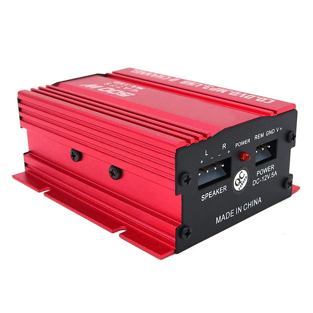 MA150 12V Mini 2CH HiFi Stereo Amplificatore di Potenza per Auto MP3 Audio Speaker con USB