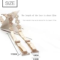 Vista 7 de Women Bra Straps Flower Lace Adjustable Underwear Strap Replacement Shoulder