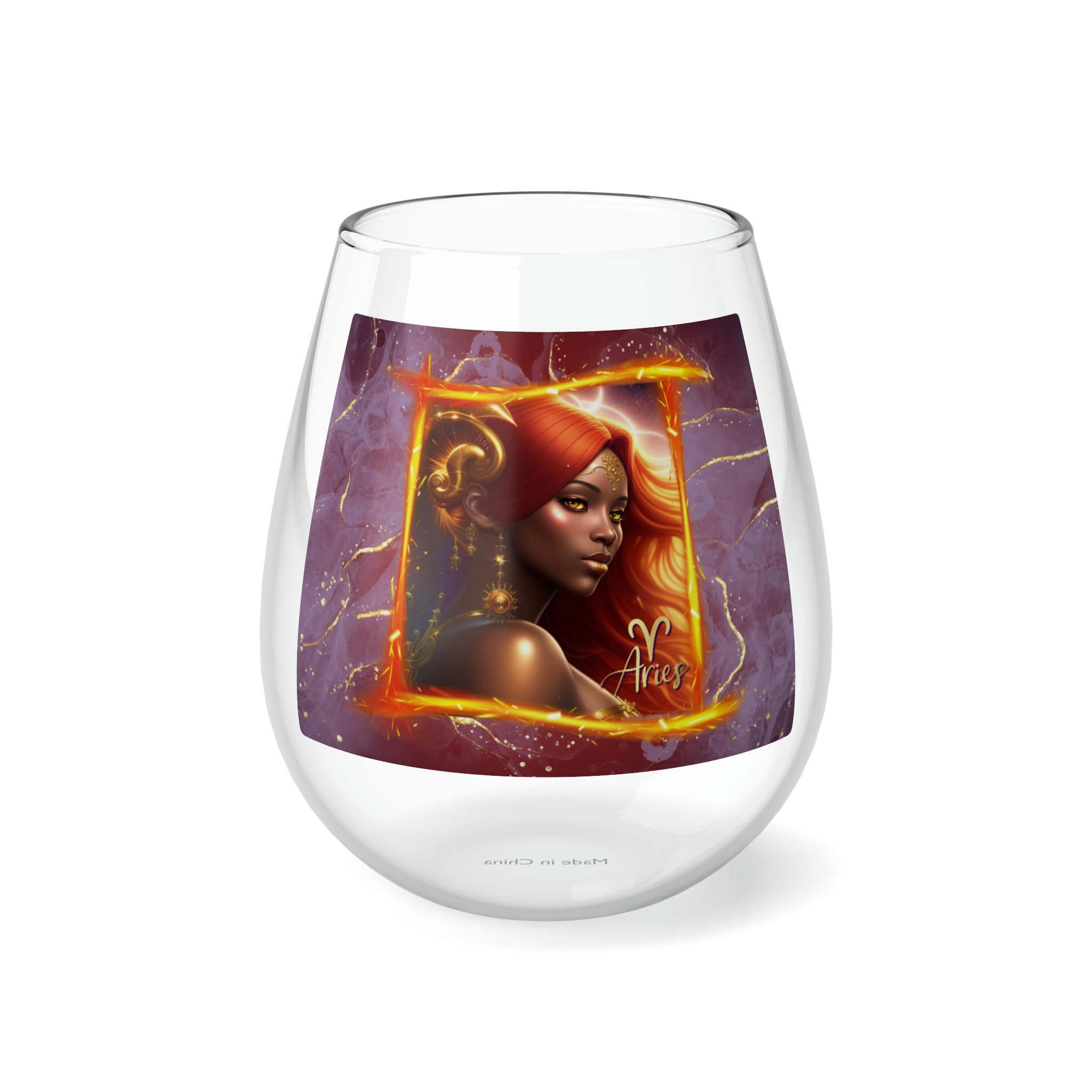Aries Stemless Wine Glass, 11.75oz