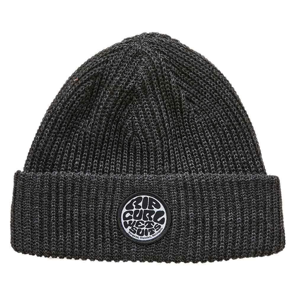 Rip Curl Men's Gray Icons Reg Beanie One Size, One Size Fits All
