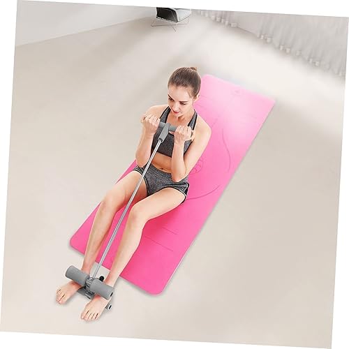 Miniatura 4 de BESPORTBLE Equipo de ejercicio portátil auxiliar Tensión Pedal Bandas de resistencia Abdomen Ejercicio Cuerda Sit Up Bar con ventosa Asistencia para