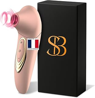 Sex Toys Femme Clitoridien I Vibro-masseur Silencieux 10 Modes, Sextoyse Femme Clitoridienne Stimulation Clitoris I Sex Toys Couple, Jouet Adulte (Rose Poudrée)