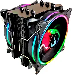 Air Cooler Gamer ARGB Controlável Winter Black Rise Mode