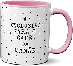 Caneca Para Uso Exclusivo Para O Café Da Mamãe Presente Fofo (Rosa)