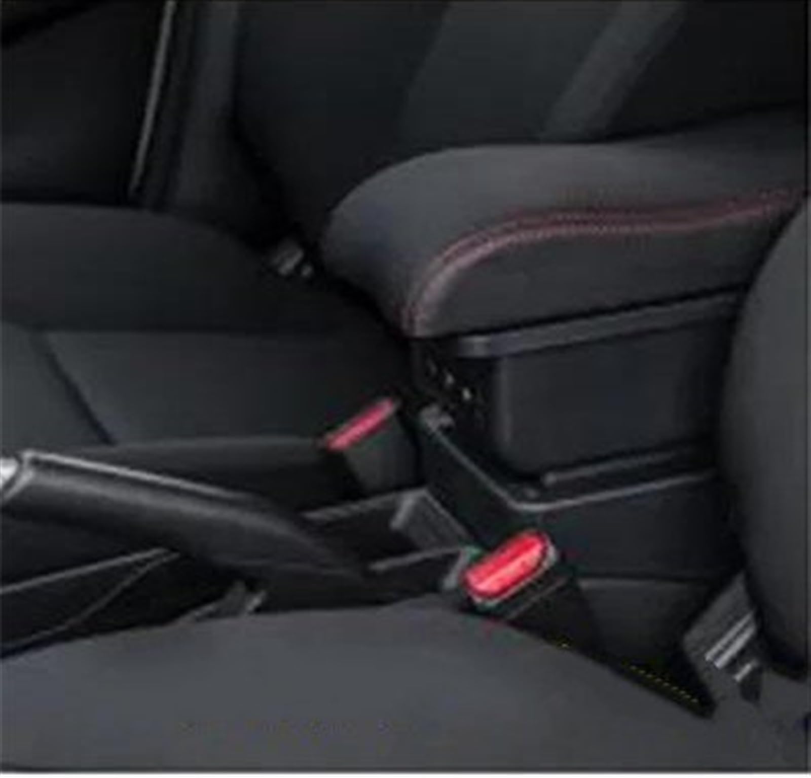 NMJLQW Storage Rack Car Armrest Box Central Storage Box Retrofit Interior With USB Car Accessories For C3 C4(B red line 3USB)