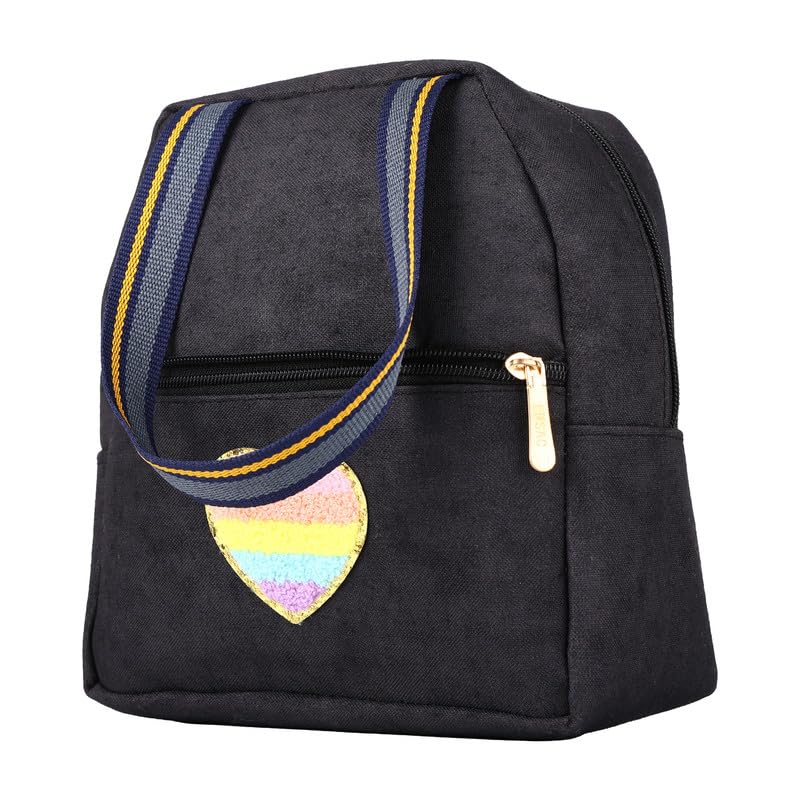 Image of ENSAC Lunch Bag for Men & Women | Tiffin Bag with Zip Closure & Double Handle | Reusable Hot & Cold Lunch Box Carry Bag for Office, School, Travel & Daily Use
