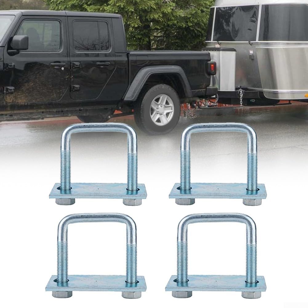 Kit Abrazaderas 4 para uds Galvanizado 2.5 Pulg Kit Abrazaderas