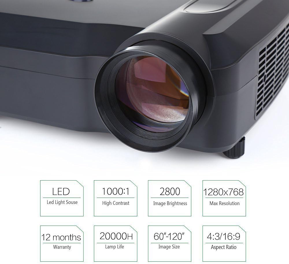Crenova XPE650 HD Projector key specifications
