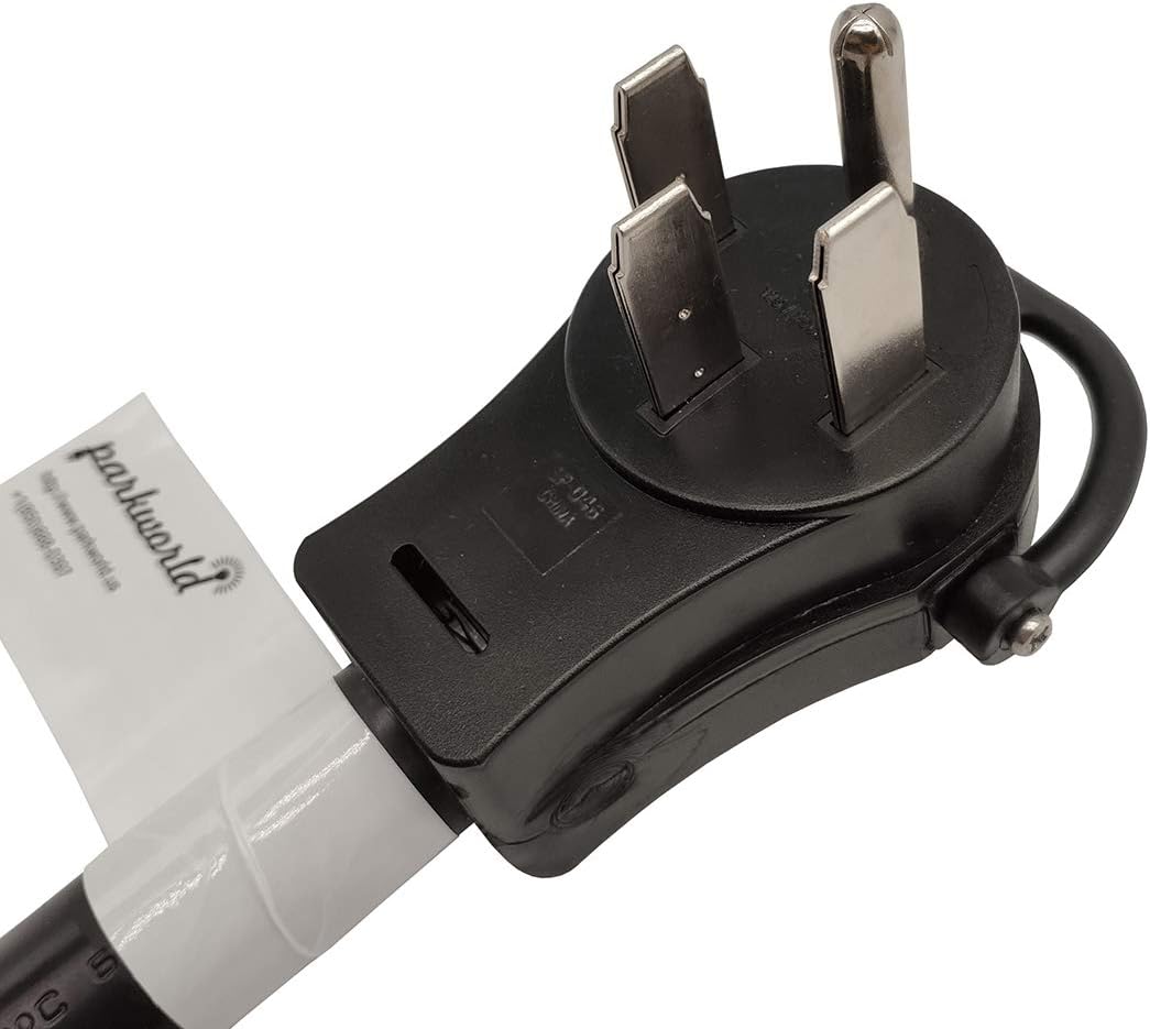 Parkworld 61438 RV to Stove Adapter Cord RV Plug NEMA 14-50P to 10-50R Oven Female, 50A, 250V (15FT)