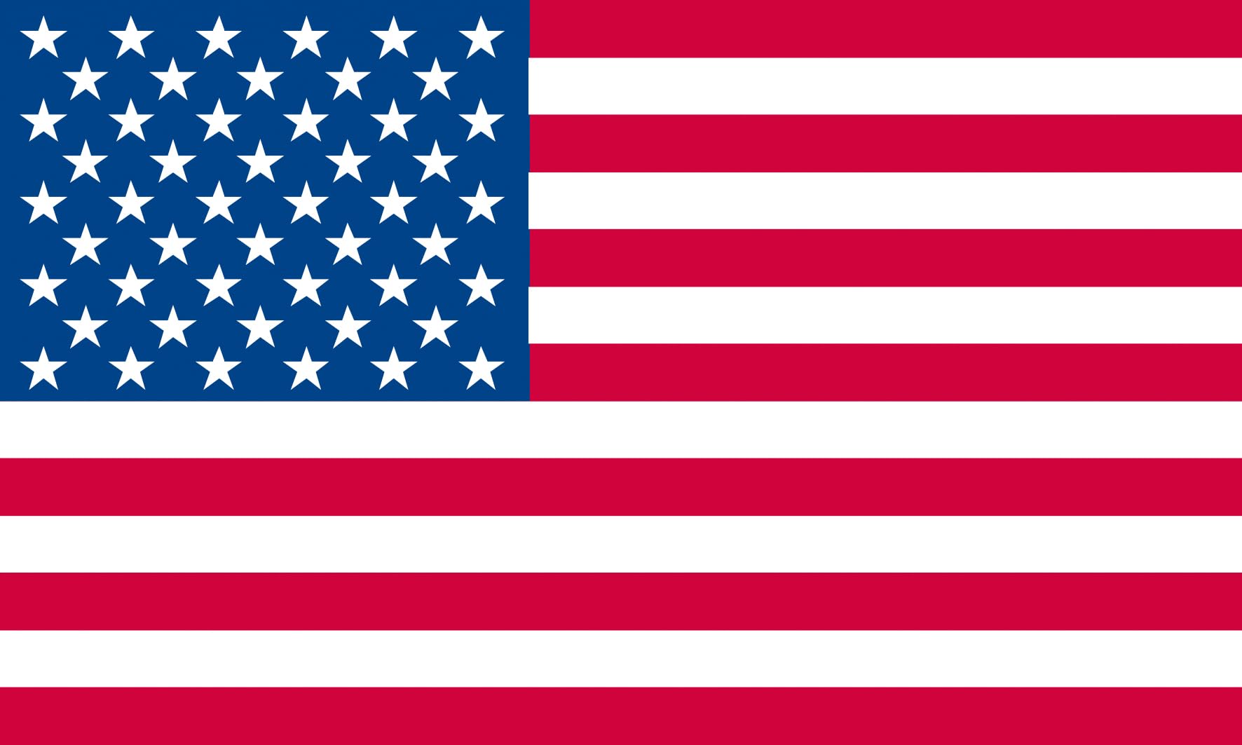 Fabric USA Flag, Blue / White / Red