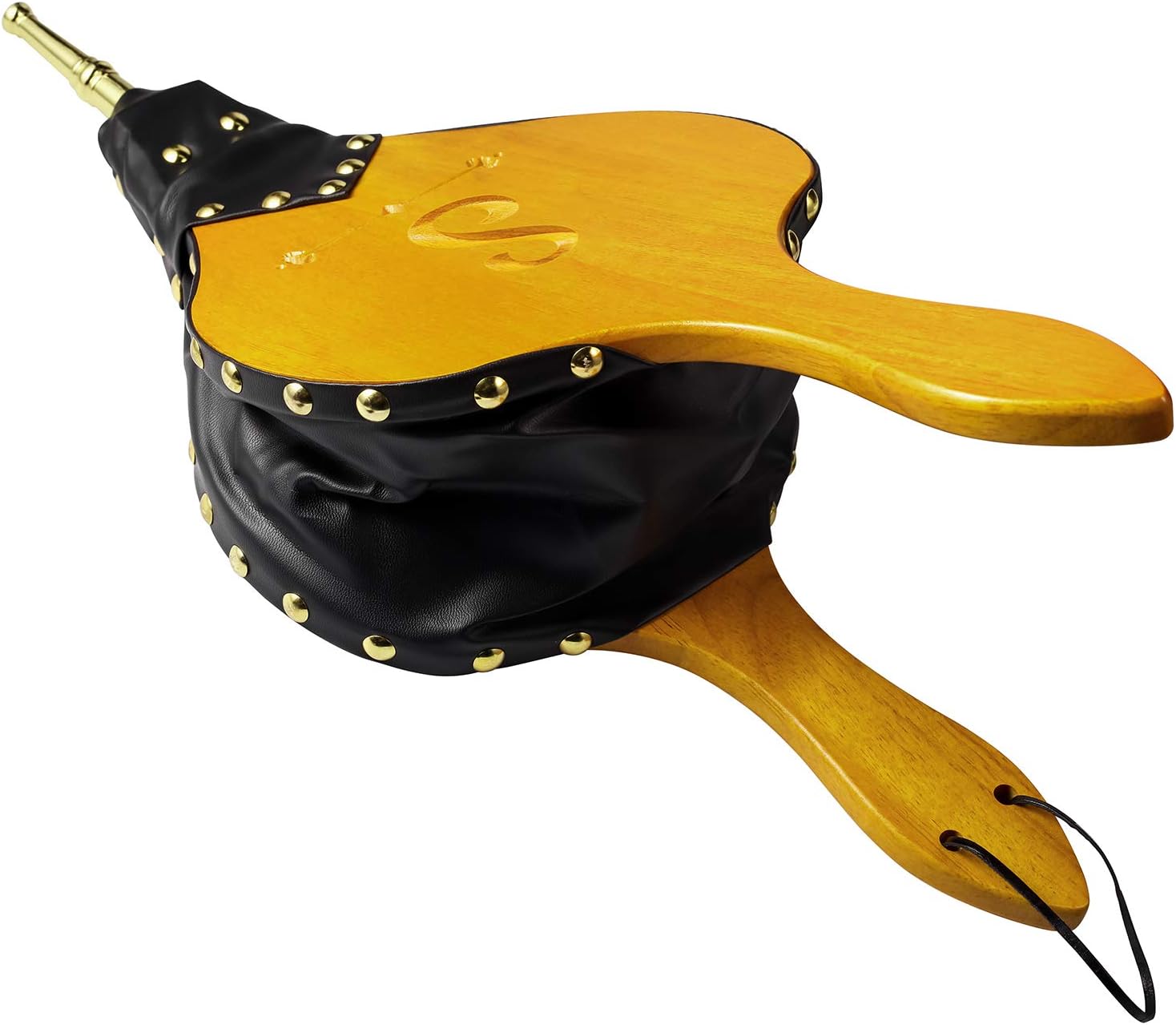 Buy Tj Moree Fireplace Bellows 19x 8 Custom Large Wood Fire Blower With Hanging Strap Long Handle Metal Nozzle Great Tool For Fireplace Fire Pit Wood Stove q Outdoor Camping Initial S