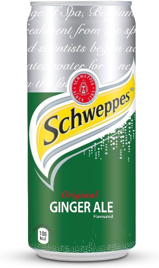 Schweppes Ginger Ale 300Ml Cans - 5+1 ( Pack of 6 )