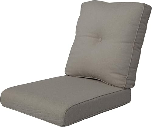 Rilyson Cojines de patio para muebles de exterior, respaldo alto y asiento profundo, cojín de exterior para sillas de patio, sofá, sofá biplaza,