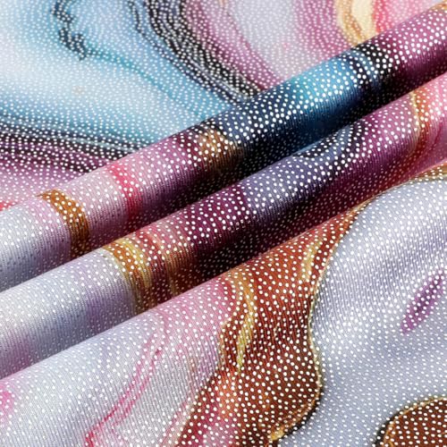 Image of HOZIY Gymnastics Leotards for Girls with Shorts Toddlers Biketards Rainbow Unicorn Dinosaur Mermaid Leopard Flower Galaxy