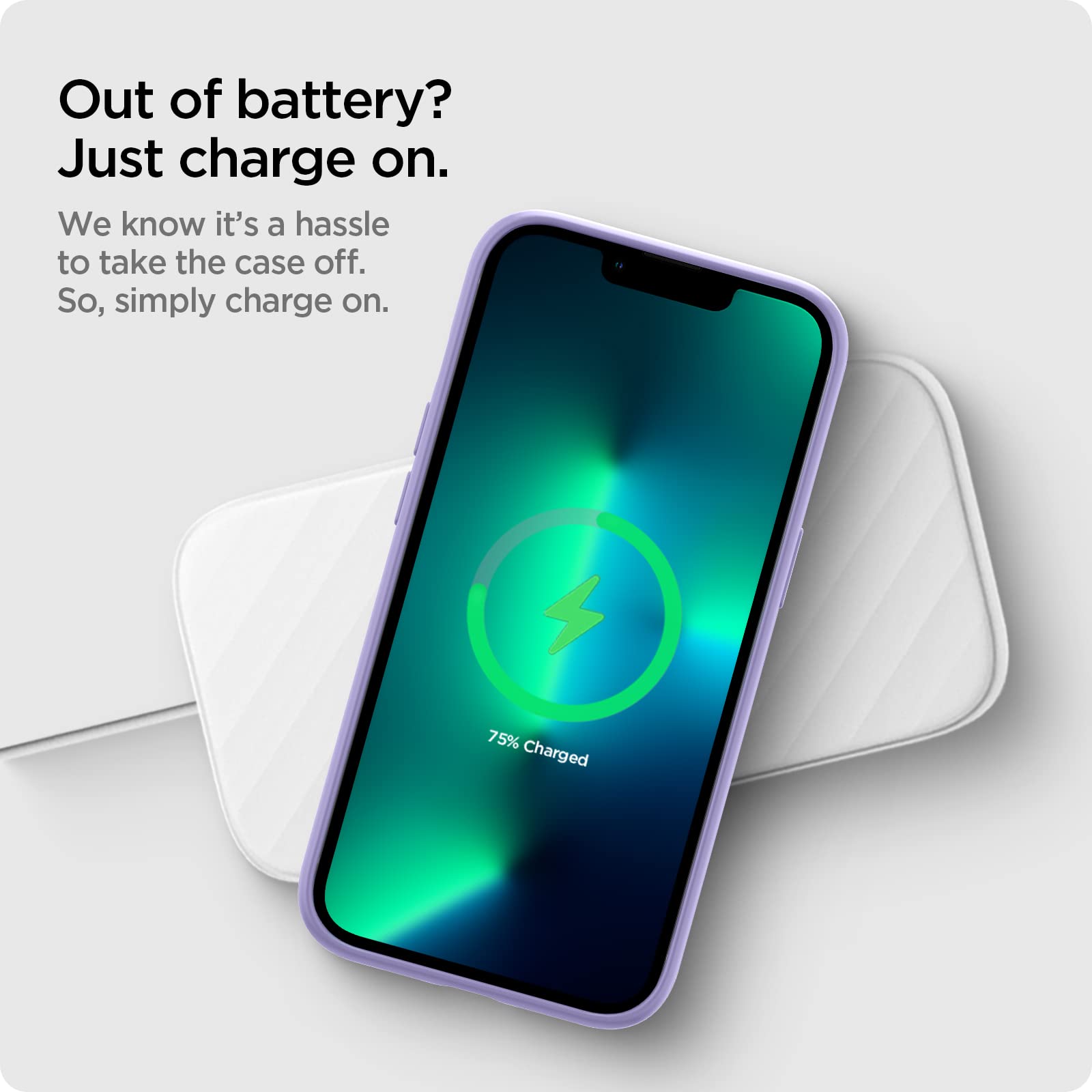 Amazon.co.jp: Spigen iPhone13Proケース シリコン 衝撃吸収 マット感 