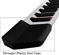 Vista 7 de COMNOVA - Estribo lateral barra Nerf tablón corredor de repuesto para Ford F250 Superduty Crew Cab 99-16 (4 puertas de tamaño completo), diseño