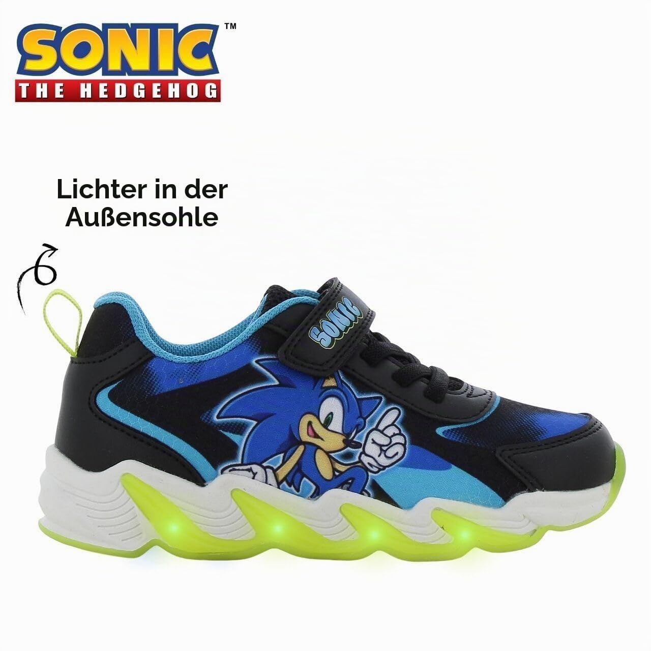 Leomil Sonic Turnschuhe Jungen, Schuhe Kinder mit LED