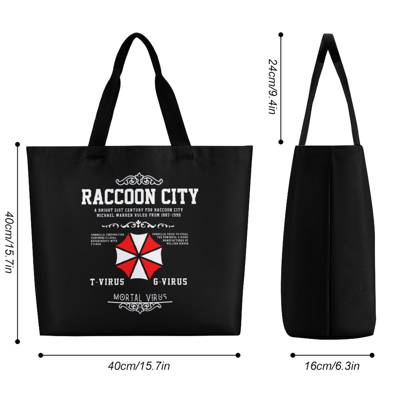 即日発送　バイオハザード　30周年　トートバッグ　新品未開封 Amazon.co.jp: バイオハザード トートバッグ 大容量 軽量 プレーン