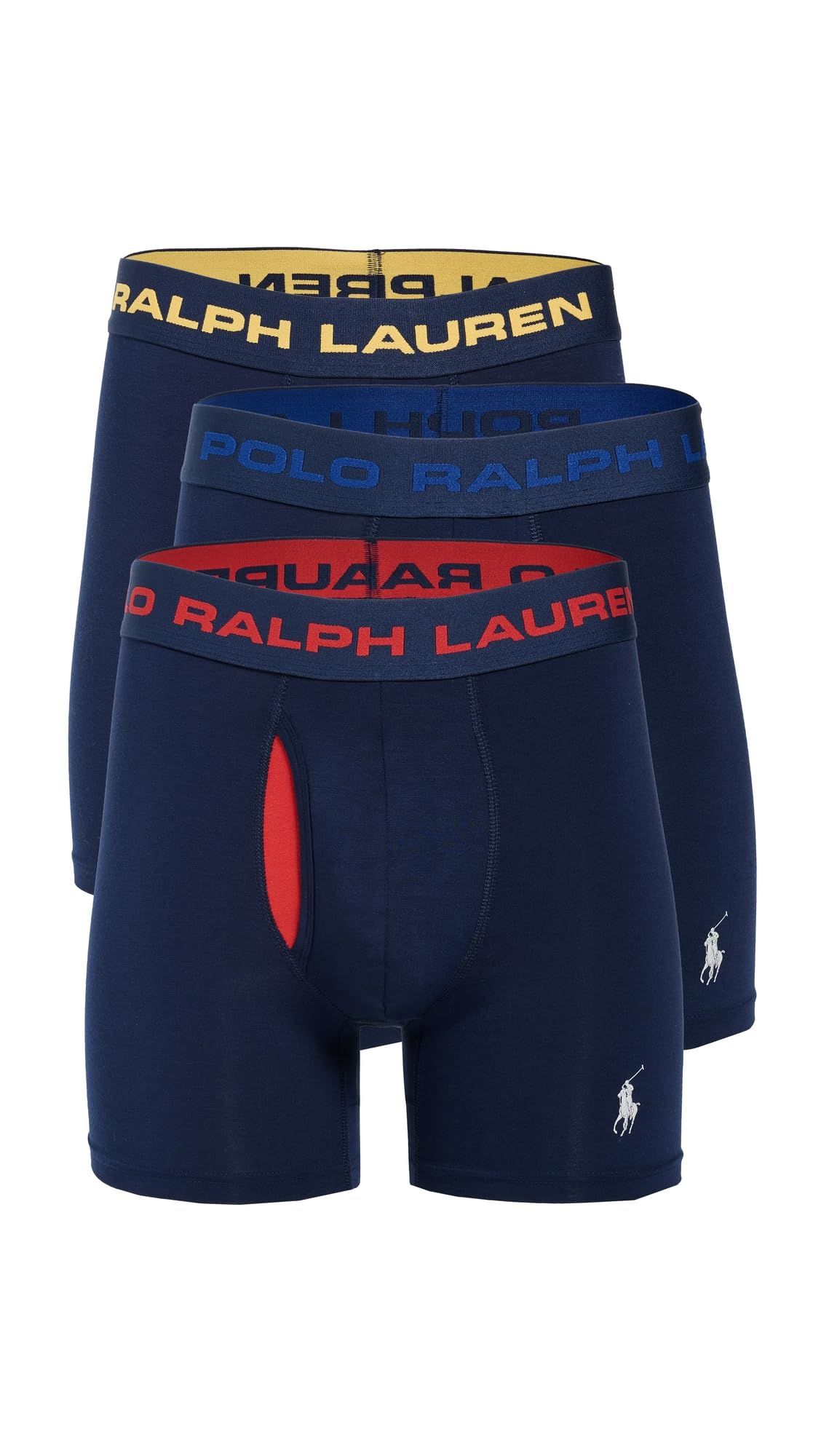 Underwear Men's Perfect Pouch Modal Boxer Briefs 3 Pack, Cruise Navy, M