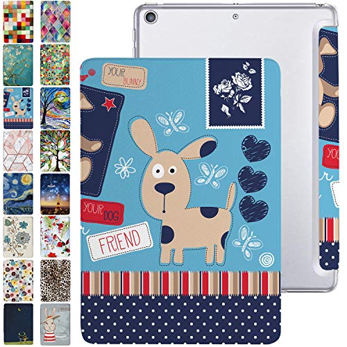 Image of DuraSafe Cases for iPad Pro 12.9 2nd Generation Printed Cover A1670 MQDC2HN /A MQDD2HN /A MQDA2HN /A A1671 MP6H2HN /A MP6J2HN /A MP6G2HN /A MPL02HN /A MPL12HN /A MPKY2HN /A A1821 MQEF2HN /A - Puppy Friend