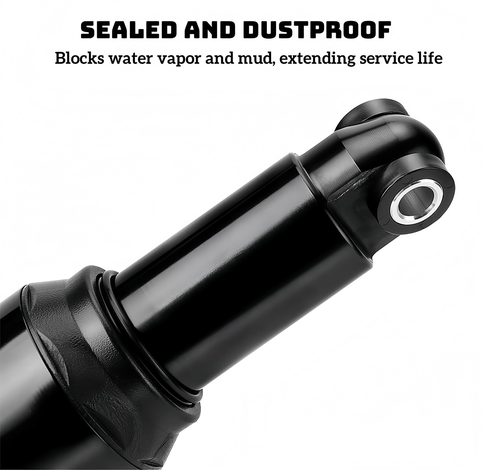 Amortiguador Trasero De Presión De Aire para Bicicleta De Montaña, 125/150/165/190 Mm, Vejiga Trasera para Bicicleta De Montaña, Amortiguador Plegable para Bicicleta De Montaña