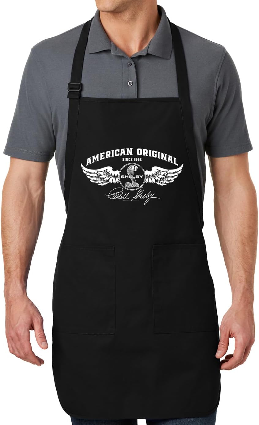 Buy Cool Shirts Men's Shelby Full Length Adjustable Apron with Pockets