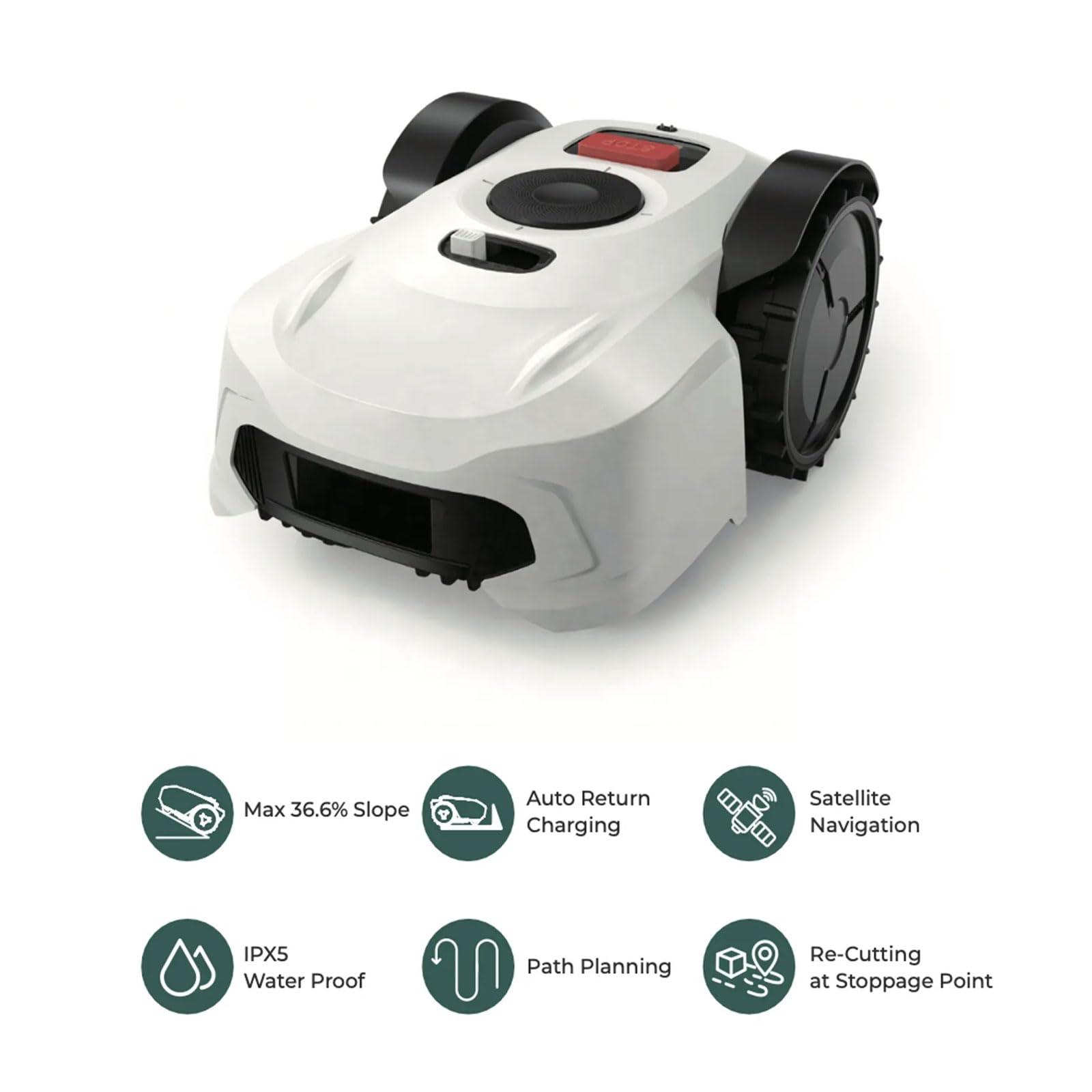 BDJSN Robot Tondeuse À Gazon pour 1000 M² - vue 3
