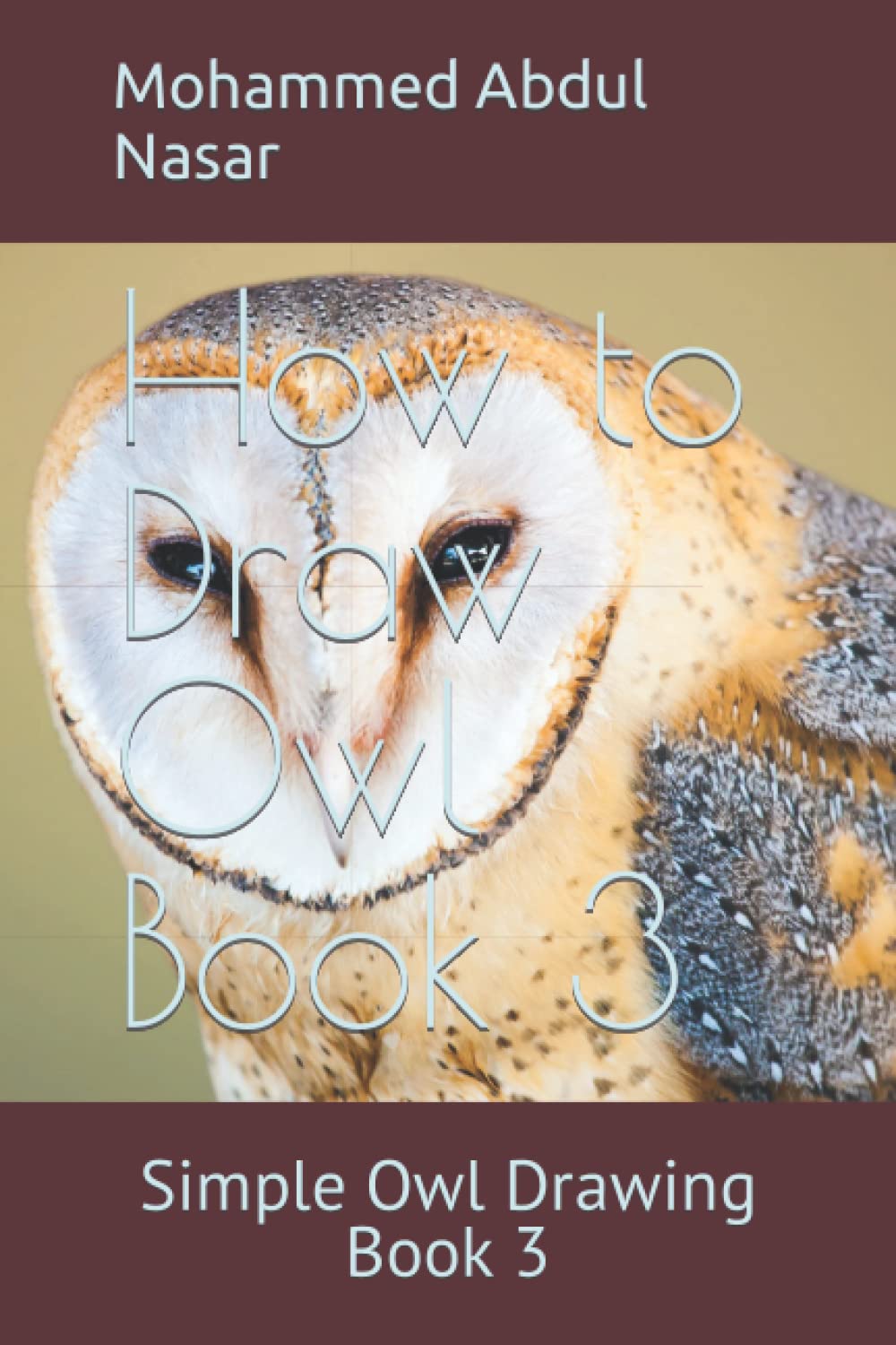 How to Draw Owl Book 3: Simple Owl Drawing Book 3