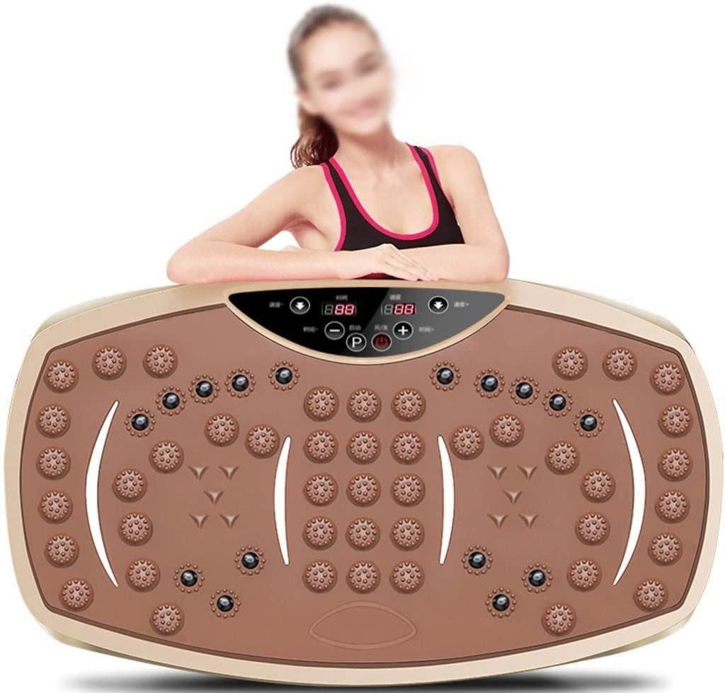 Vibration Plate Exercise Machine Whole Body Workout Vibration Fitness Platform Home Fitness Training Equipment for Weight Loss Ideal