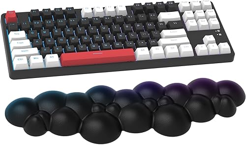 Almohadilla reposamuñecas para teclado de videojuegos soporte de palma de espuma viscoelástica reposamuñecas ergonómico para teclado de computadora