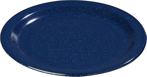 Miniatura 5 de Carlisle FoodService Products Dallas Ware - Plato de plástico reutilizable con borde para bufés, hogar y restaurantes, melamina, 9 pulgadas, azul