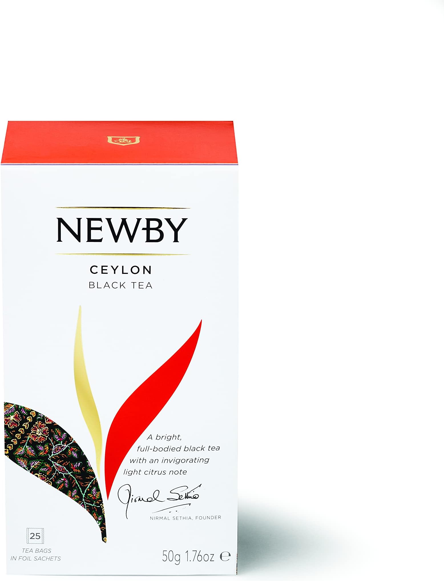 Newby Teas Ceylon Tea Bags, 25 Tea Bags