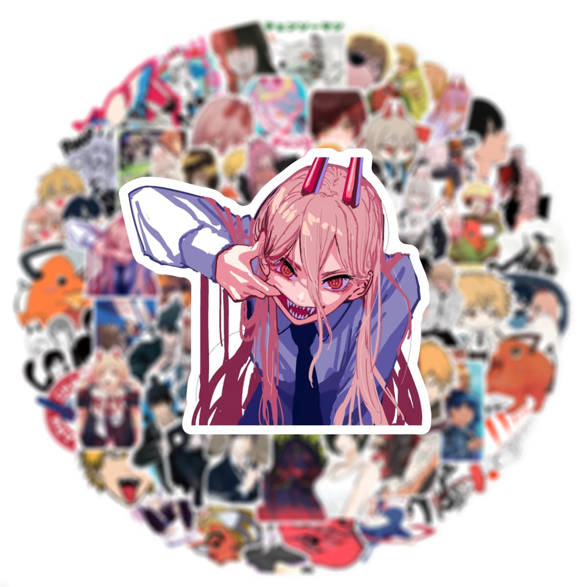 Amazon.co.jp: チェンソーマン ステッカー 100枚セット シール 『2022
