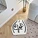 LAKEA Sexy Bathroom Tufted Rugs Soft Non-Slip Absorbent Handmade Carpet Bedroom Bathroom Mat Home Decor Room Decor (23.6X21.7 inch) (Handprint)