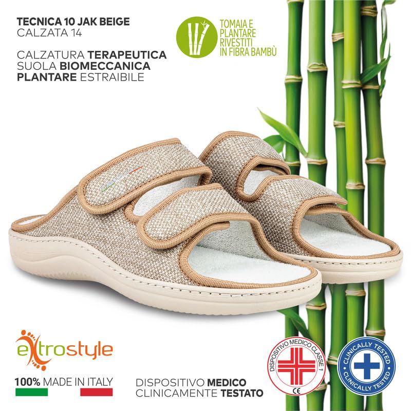 EXTRO STYLE - Sandali Ortopedici Donna e Uomo, Tecnica 10, Per Alluce Valgo, Dita a Martello, Metatarsalgie, Piedi Gonfi e Bendati, Sandali Antiscivolo Con Plantari Estraibili