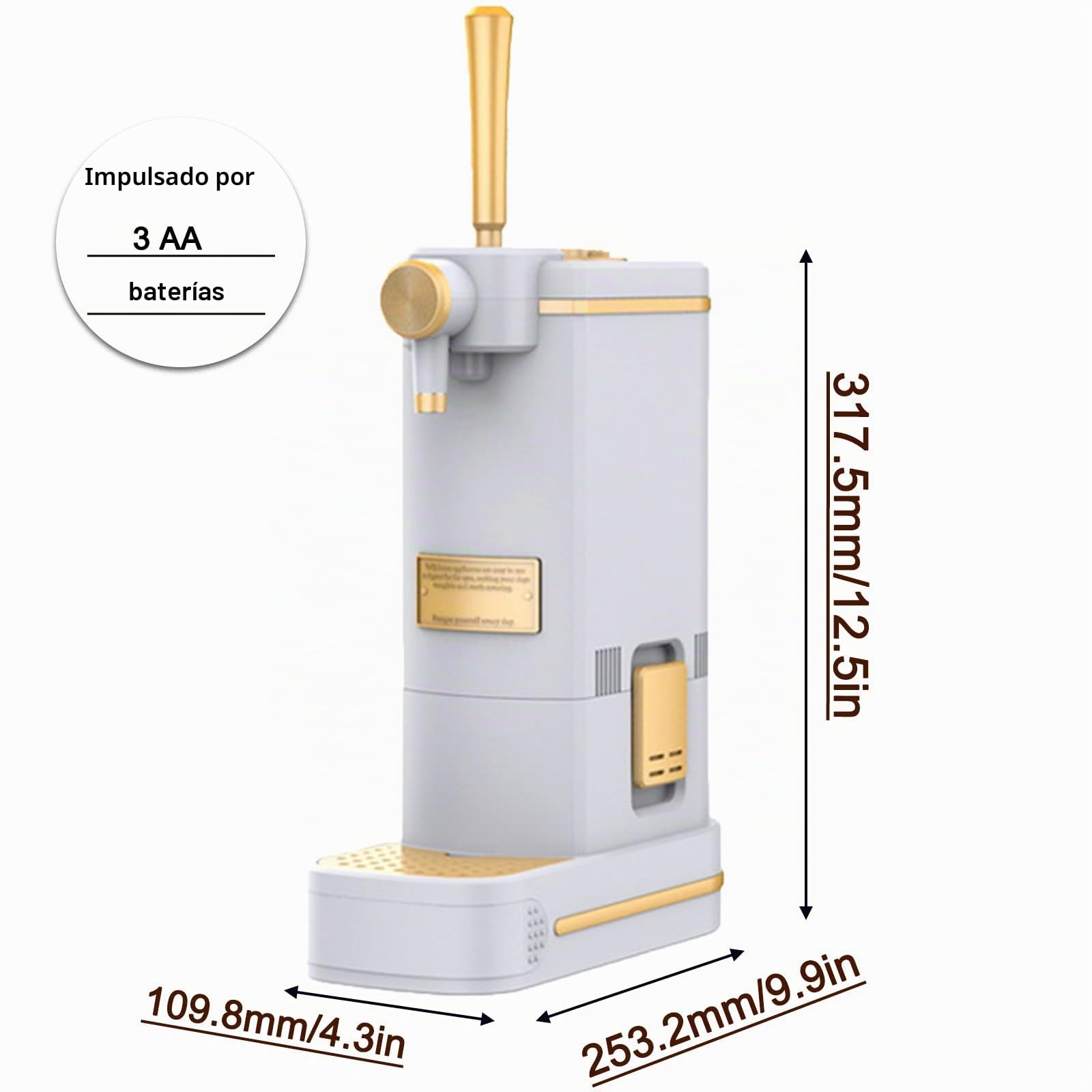 A:Gray,Grifo Cerveza,Dispensador De Cerveza con Enfriador,Máquina De Espuma De Cerveza Ultrasónica,Grifo De Cerveza Portatil