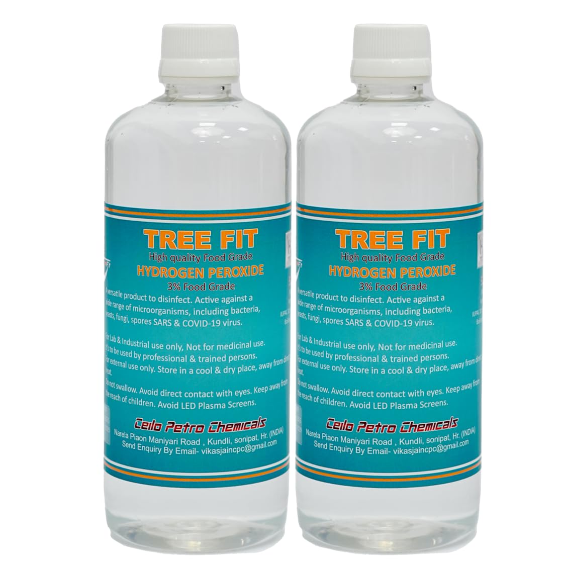 Tree Fit Hydrogen Peroxide 3% w/w FOOD GRADE Pack of 2 | (500 ML X 2 = 1000 ML)-image-37