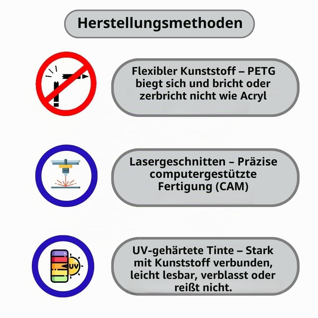 T-Shirt-Lineal-Anleitung – Brustpositionierung | Ausrichtungshilfe für Transferpressen | HTV, DTF und Stickerei | Linke Brust, Tasche und benutzerdefinierte Positionen | Transparentes PETG