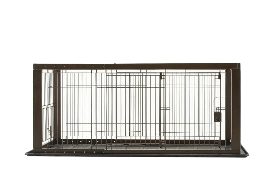 リッチェル木製スライドペットサークル　レギュラー　ダークブラウン Amazon | リッチェル 木製スライドペットサークル レギュラー