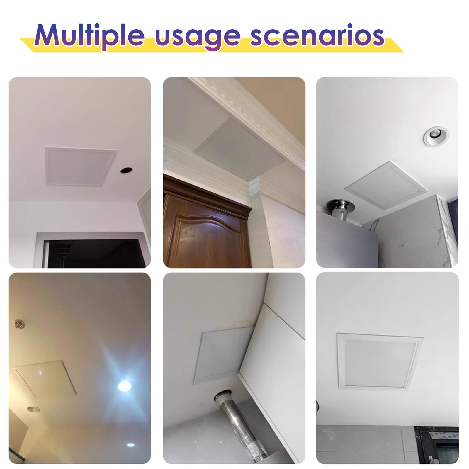 Trampilla De Mantenimiento De Techos,Tapa Registro Panel Acceso Para Rápido,Marco Plástico,panel Nido Abeja Aluminio,para Servicio Plomería Empotrada