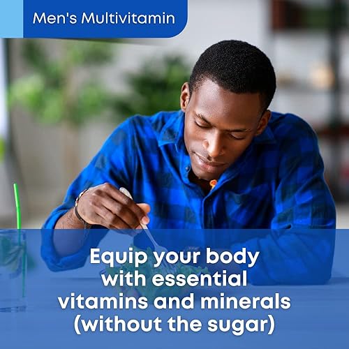 Miniatura 3 de Wellvites Paquete de gomitas multivitamínicas sin azúcar para niños y hombres, veganas, sin OMG, sin edulcorantes artificiales, sin gluten, sin