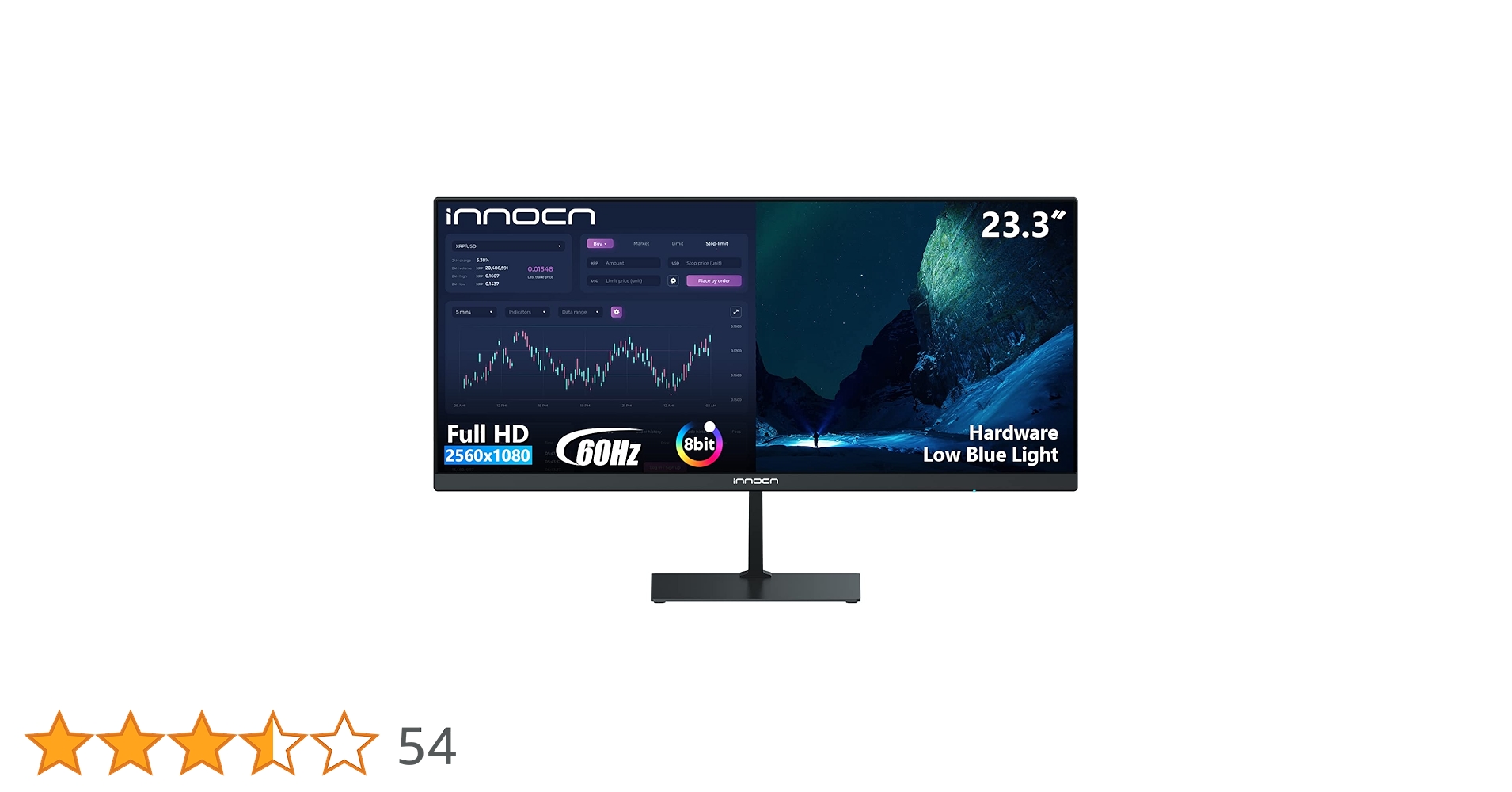 希少　2560×1080 23.3インチディスプレイ Amazon.co.jp: JAPANNEXT 23.3インチ ゲーミングモニター 200Hz 1ms